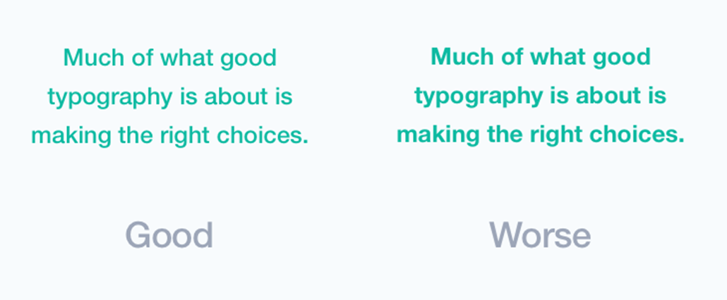 Font weight